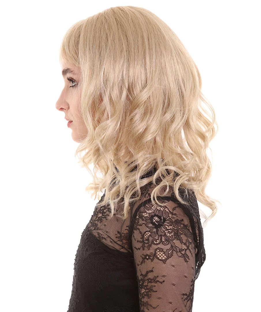 BC Calm Pop Star | Women's Blonde Color Wavy Shoulder Length Trendy Calm Pop Star Wig