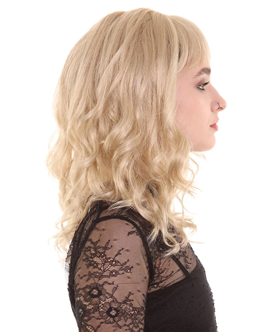 BC Calm Pop Star | Women's Blonde Color Wavy Shoulder Length Trendy Calm Pop Star Wig