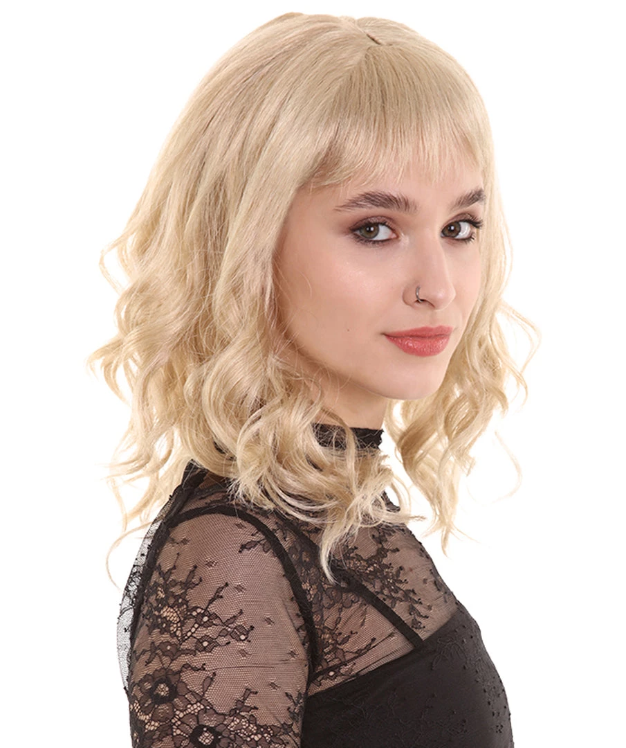 BC Calm Pop Star | Women's Blonde Color Wavy Shoulder Length Trendy Calm Pop Star Wig
