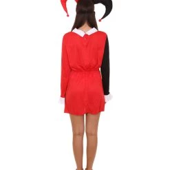 HPO Adult Women's Hearts Poker Dress Costume | Black And Red Cosplay Costume