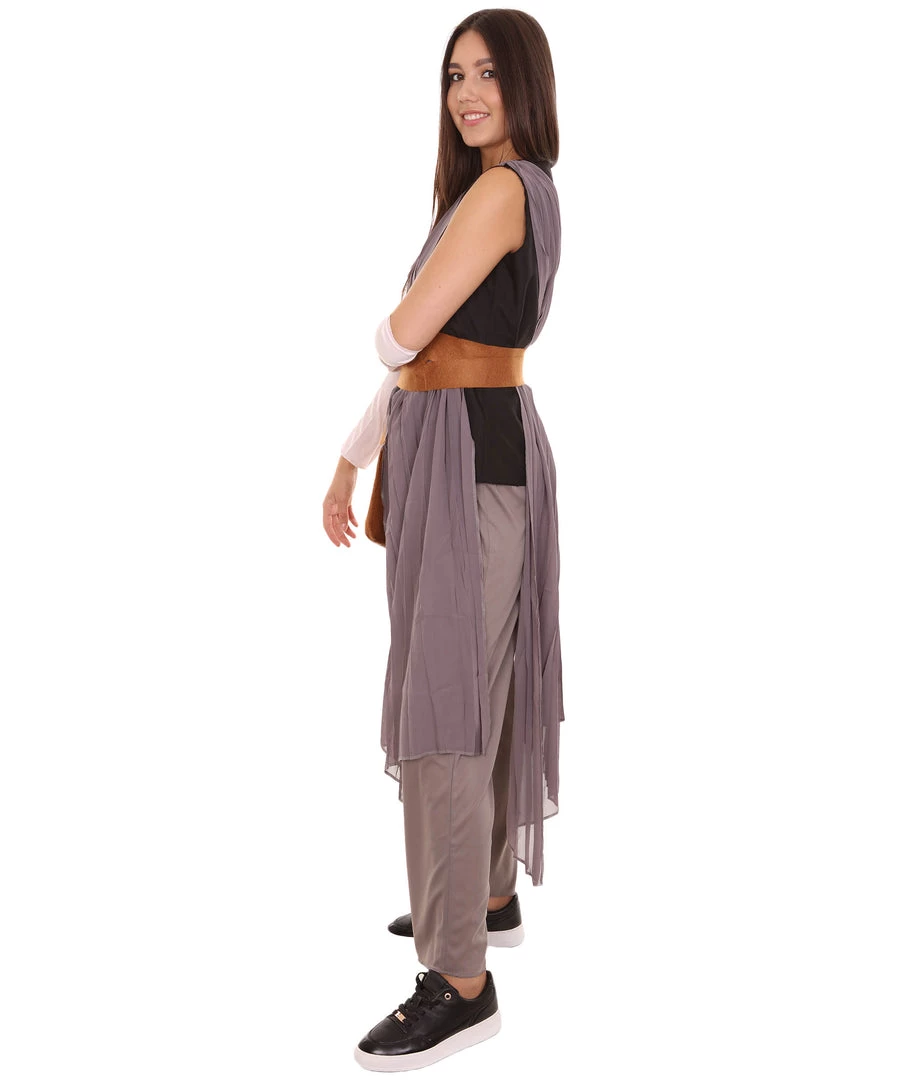 HPO Adult Women's Stars Costume | Black Cosplay Costume