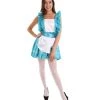 HPO Adult Women's Naught French Maid Uniform Costume | Lake Blue Cosplay Costume
