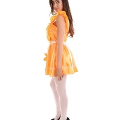 HPO Adult Women's Naught French Maid Uniform Costume | Orange Cosplay Costume
