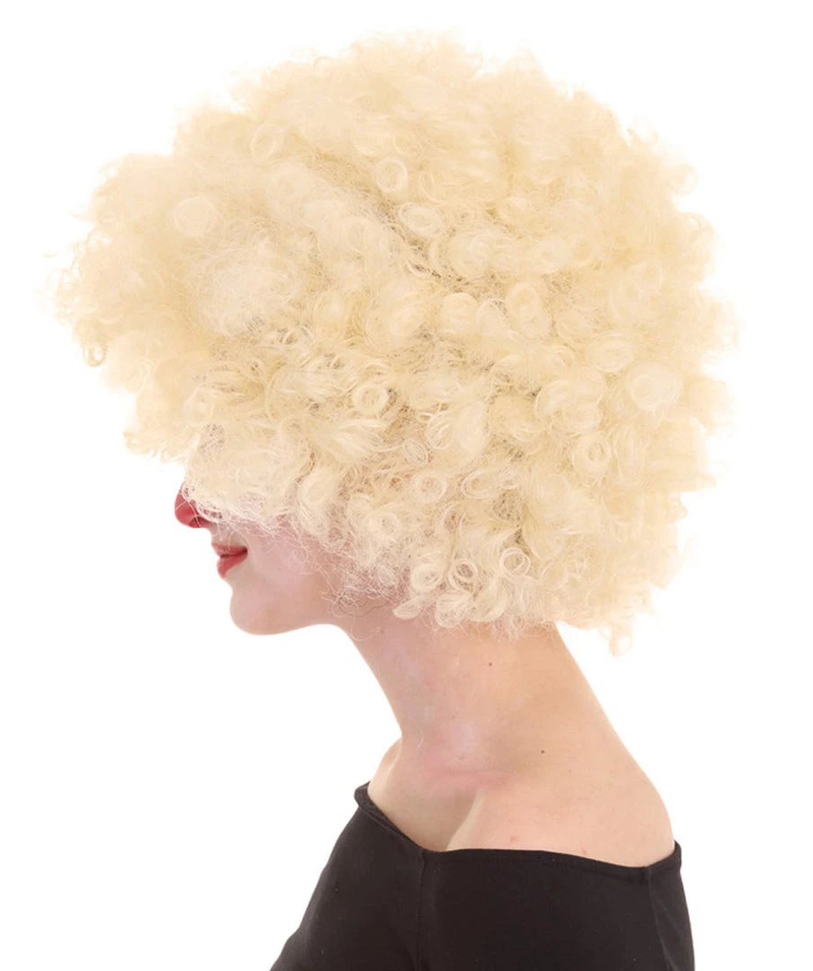 BC Clown Collection | Women's Blonde Color Curly Afro Clown Wig