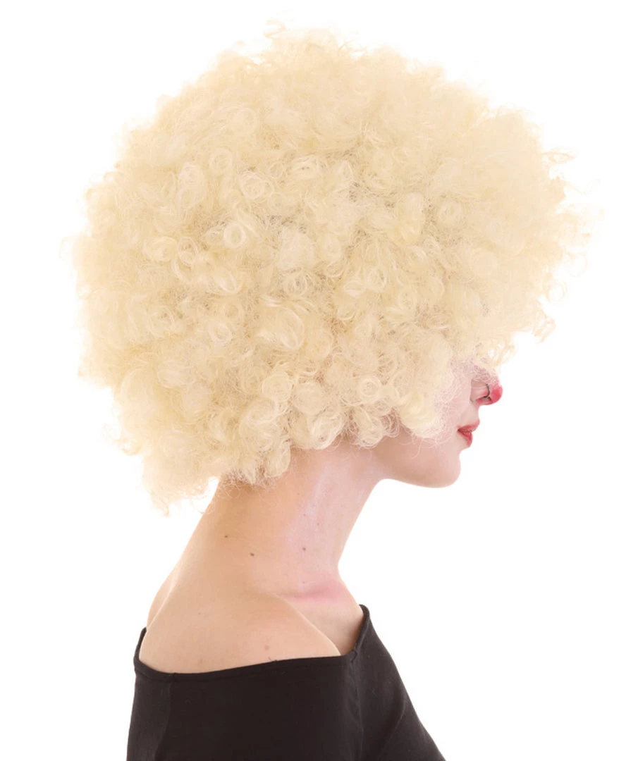 BC Clown Collection | Women's Blonde Color Curly Afro Clown Wig