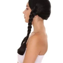 HPO Women's Family Ponytail Black Wig| Premium Breathable Capless Cap