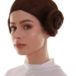 BC Space Princess | Women's Brown Color Trendy Space Buns Wig
