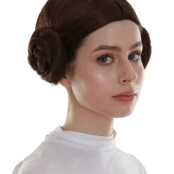 BC Space Princess | Women's Brown Color Trendy Space Buns Wig