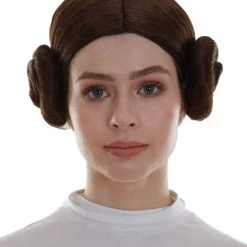 BC Space Princess | Women's Brown Color Trendy Space Buns Wig