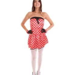 HPO Adult Women's Miss Mouse Costume | Multi Cosplay Costume