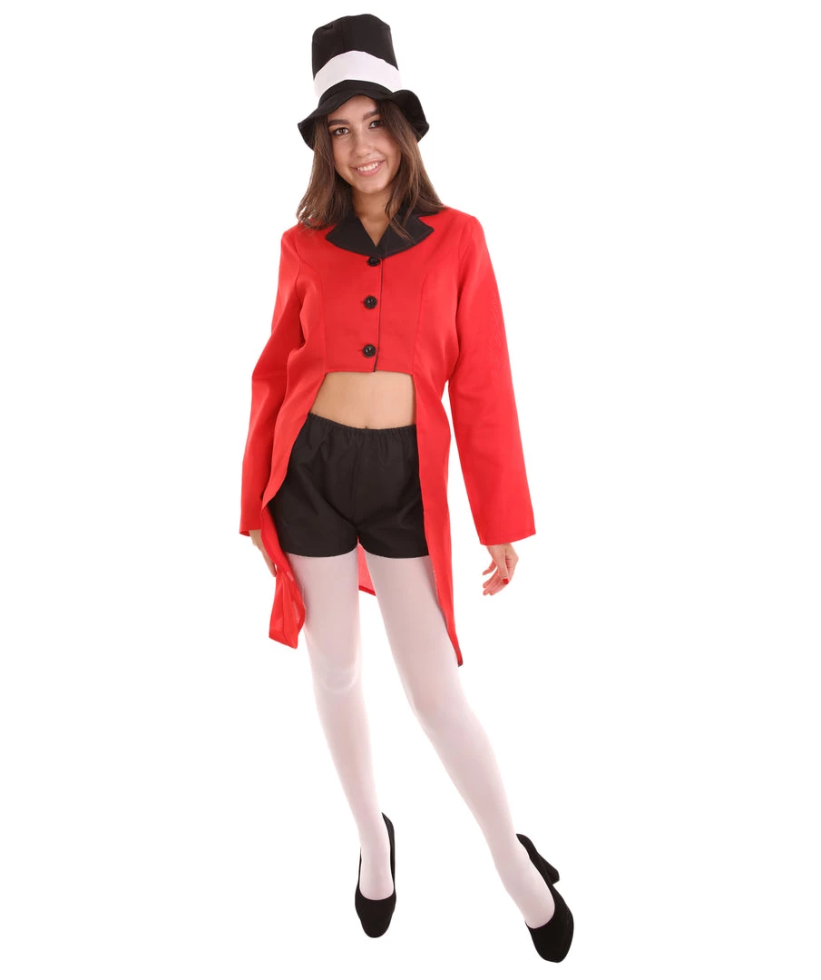 HPO Adult Women's Tamer Costume | Black & Red Cosplay Costume