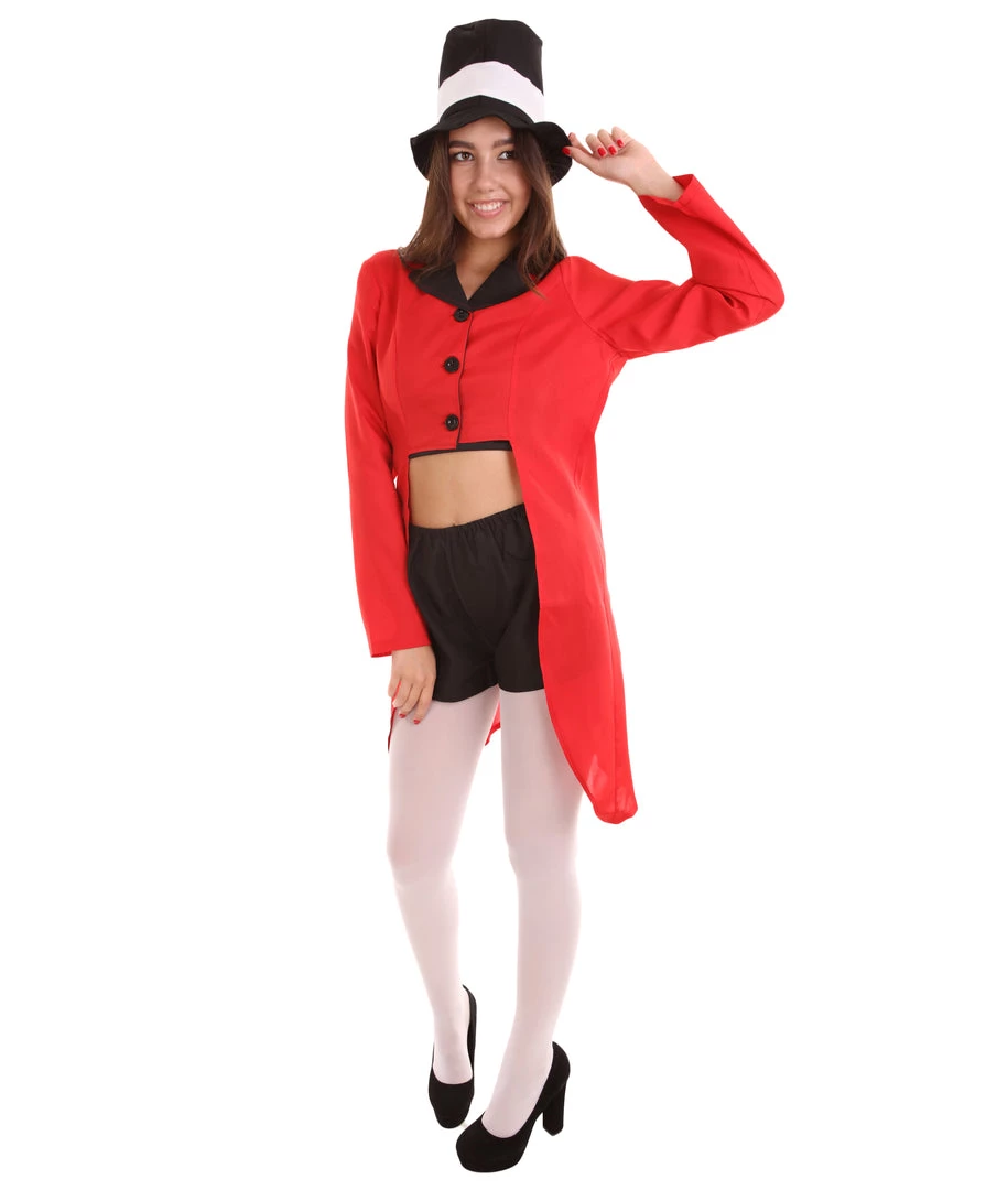 HPO Adult Women's Tamer Costume | Black & Red Cosplay Costume