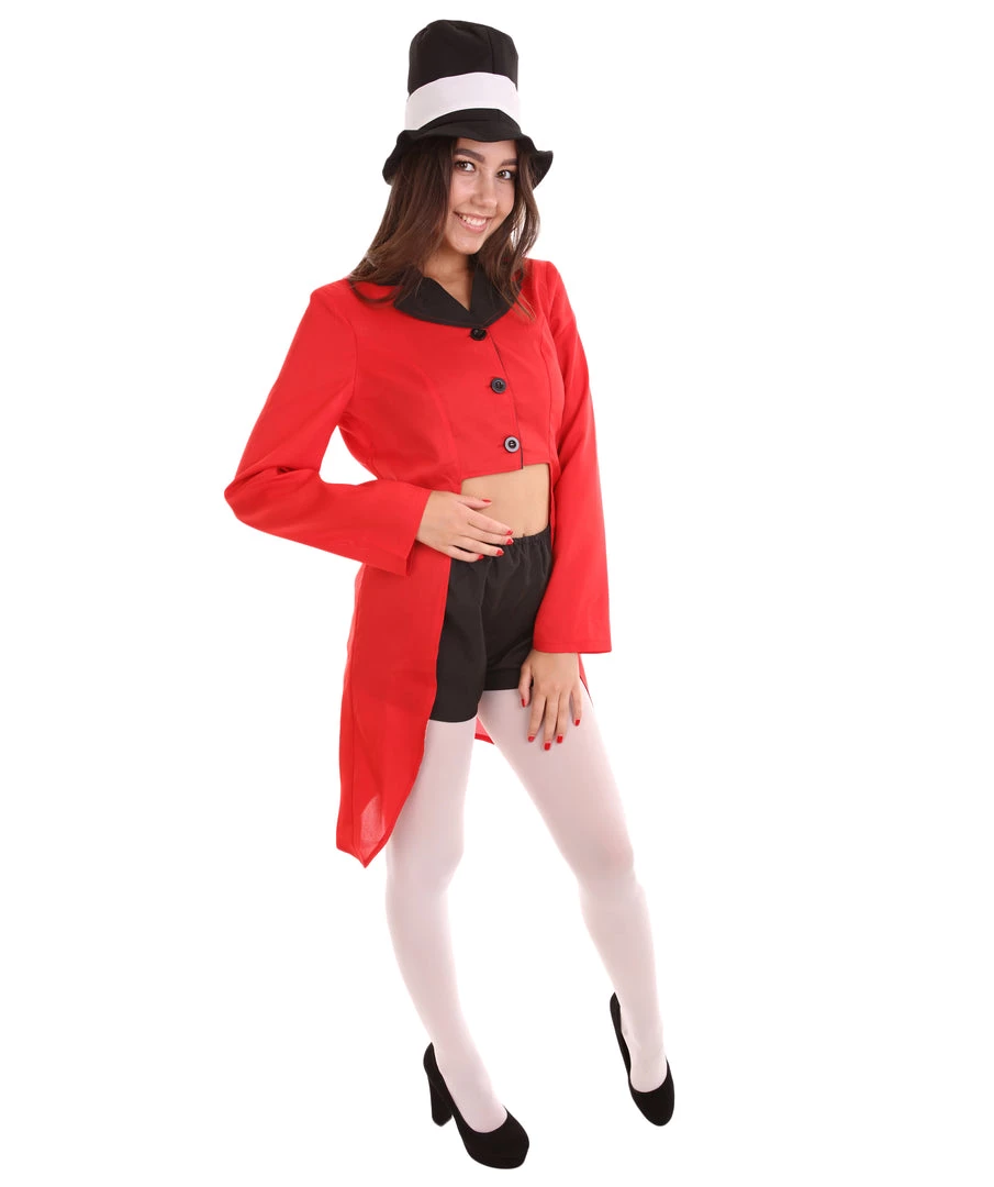 HPO Adult Women's Tamer Costume | Black & Red Cosplay Costume