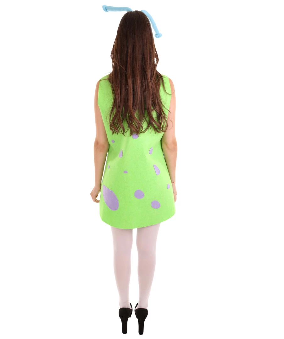 HPO Adult Women's Aliens Costume | Green Cosplay Costume