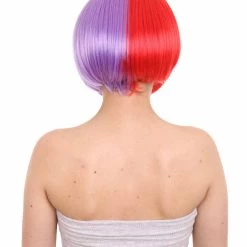 HPO Womens Two-tone Short Bob Wig | Multiple Color Collection | Premium Breathable Capless Cap
