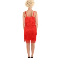 HPO Adult Women's Flapper Costume | Red Halloween Costume