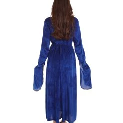 HPO Adult Women's Lady Guinevere Medieval Renaissance Costume | Blue Cosplay Costume