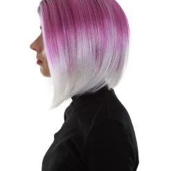 BC Mid Ombre | Women's Purple Color Straight Shoulder Length Trendy Mid Ombre Wig