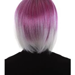 BC Mid Ombre | Women's Purple Color Straight Shoulder Length Trendy Mid Ombre Wig