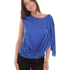 HPO Adult Women's Miss Statue Of Liberty Independence Costume | Blue Cosplay Costume