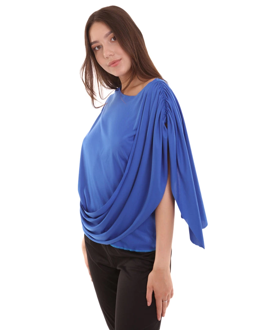 HPO Adult Women's Miss Statue Of Liberty Independence Costume | Blue Cosplay Costume