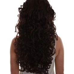 BC Adult Women's Brown Color Curly Medium Length Trendy Wig
