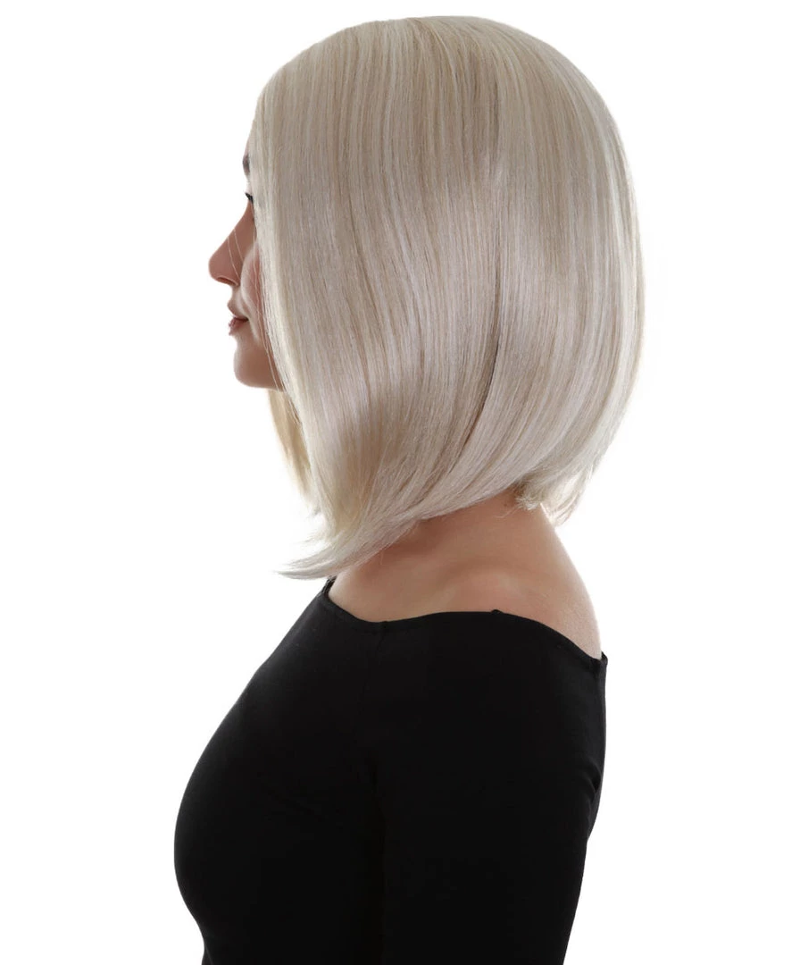 BC Natural Silk Bob | Women's Blonde Color Straight Shoulder Length Trendy Natural Silk Bob Wig