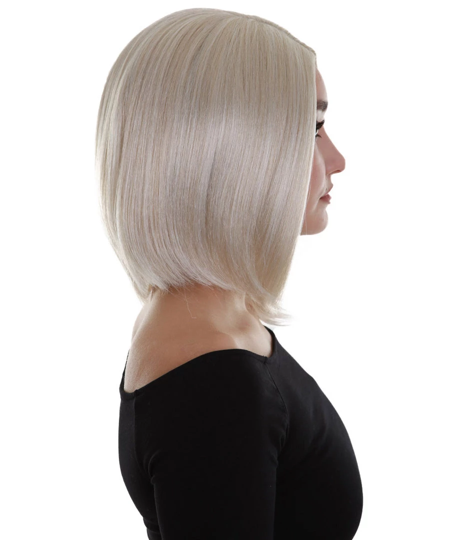BC Natural Silk Bob | Women's Blonde Color Straight Shoulder Length Trendy Natural Silk Bob Wig