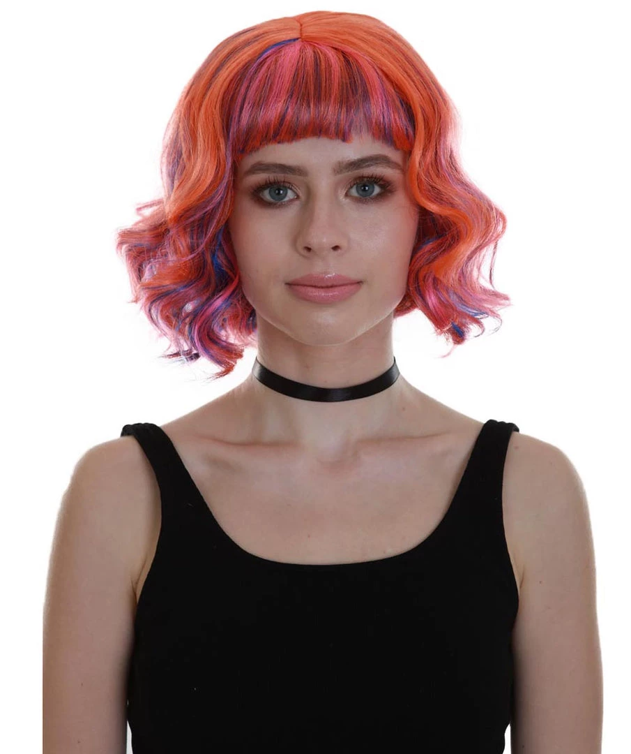 BC Ray Of Light | Women's Pink Color Wavy Shoulder Length Trendy Ray Of Light Wig