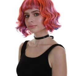 BC Ray Of Light | Women's Pink Color Wavy Shoulder Length Trendy Ray Of Light Wig