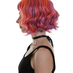 BC Ray Of Light | Women's Pink Color Wavy Shoulder Length Trendy Ray Of Light Wig