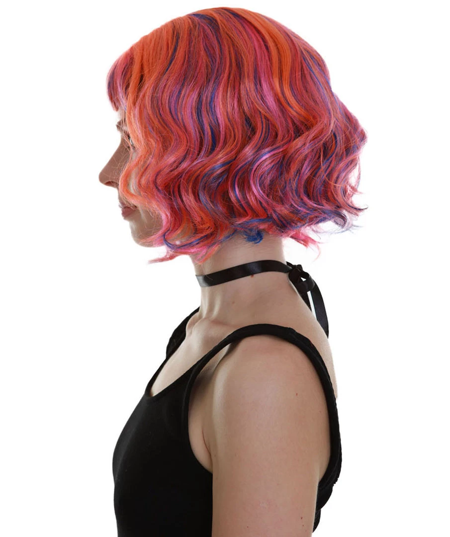 BC Ray Of Light | Women's Pink Color Wavy Shoulder Length Trendy Ray Of Light Wig
