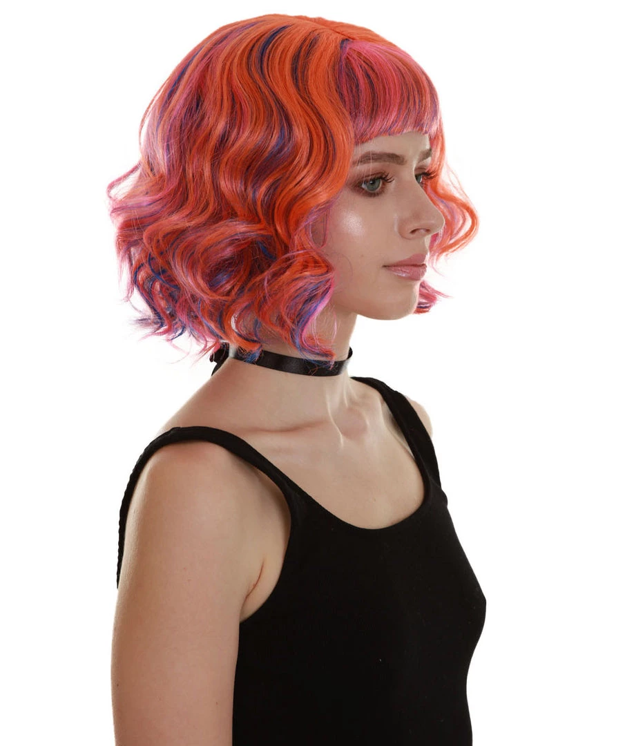BC Ray Of Light | Women's Pink Color Wavy Shoulder Length Trendy Ray Of Light Wig