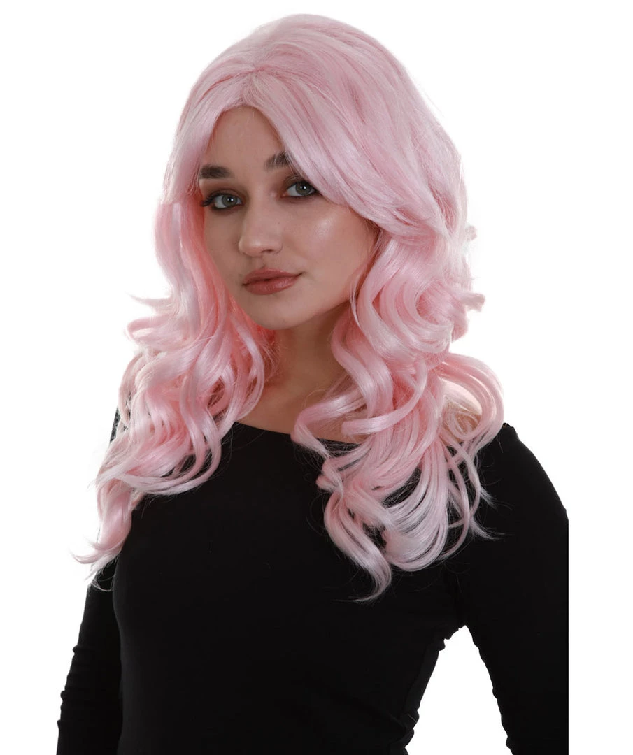 BC Iconic Tori | Women's Pink Color Wavy Long Length Trendy Iconic Tori Wig