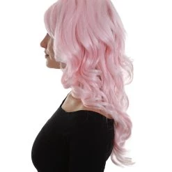 BC Iconic Tori | Women's Pink Color Wavy Long Length Trendy Iconic Tori Wig
