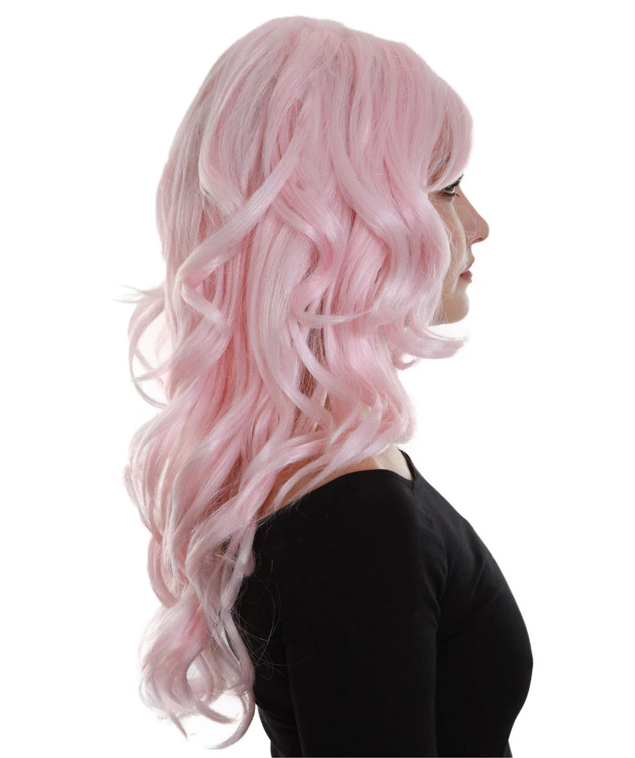 BC Iconic Tori | Women's Pink Color Wavy Long Length Trendy Iconic Tori Wig