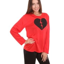 HPO Adult Women's My Heart Is Broken Nude Long Sleeve Costume | Cosplay Costume Collections