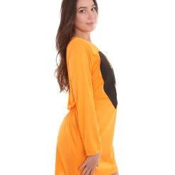 HPO Adult Women's My Heart Is Broken Dress Costume | Orange Cosplay Costume