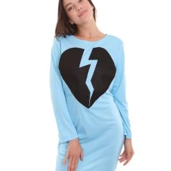 HPO Adult Women's My Heart Is Broken Costume | Lt. Blue Cosplay Costume