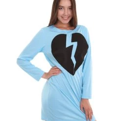 HPO Adult Women's My Heart Is Broken Costume | Lt. Blue Cosplay Costume