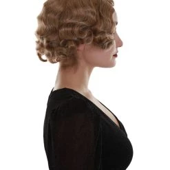 BC Roaring 20's | Women's Blonde Color Wavy Shoulder Length Trendy Roaring 20's Wig