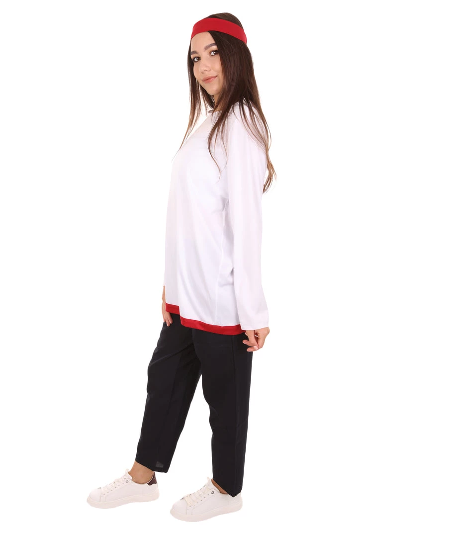 HPO Adult Men's Magical Anime Costume | Black & White Halloween Costume Women's