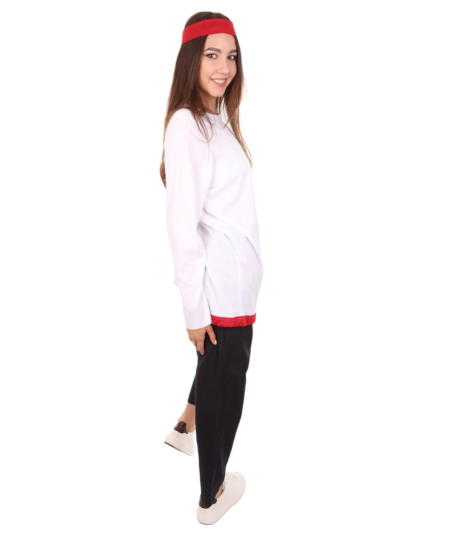 HPO Adult Men's Magical Anime Costume | Black & White Halloween Costume Women's