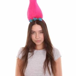 HPO Women's Princess Womens Headband | Pink Cosplay Wig