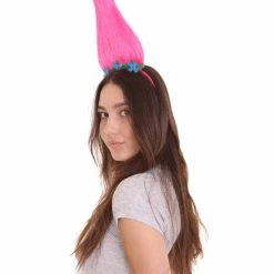 HPO Women's Princess Womens Headband | Pink Cosplay Wig