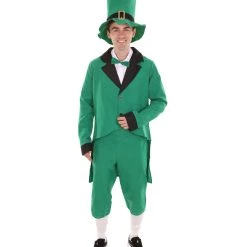 HPO Adult Men's Deluxe Mr. Leprechaun Costume | Patric Cosplay Costume