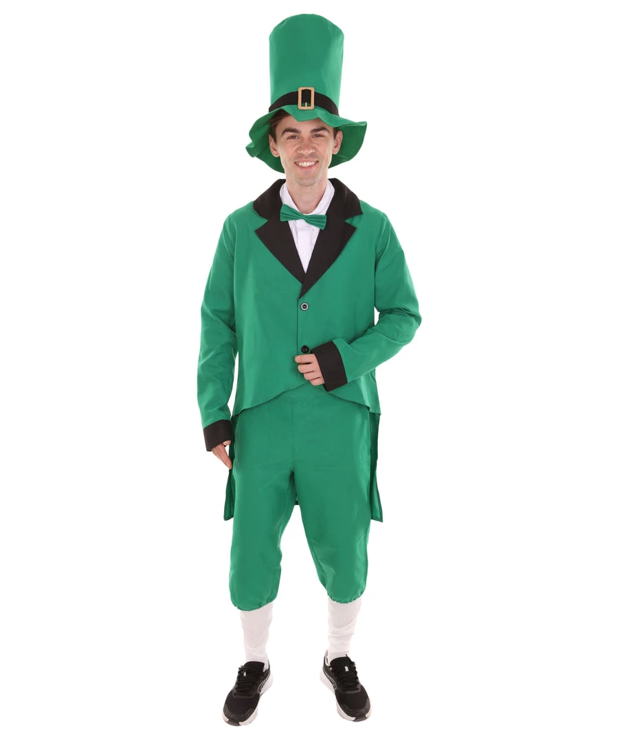 HPO Adult Men's Deluxe Mr. Leprechaun Costume | Patric Cosplay Costume