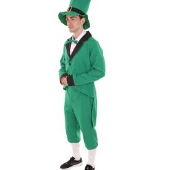 HPO Adult Men's Deluxe Mr. Leprechaun Costume | Patric Cosplay Costume