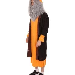 HPO Adult Men's Leonardo Da Vinci Painter Artitst 4Pc Costume | Orange Cosplay Costume