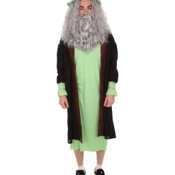 HPO Adult Men's Leonardo Da Vinci Painter Artitst Costume | Green Cosplay Costume